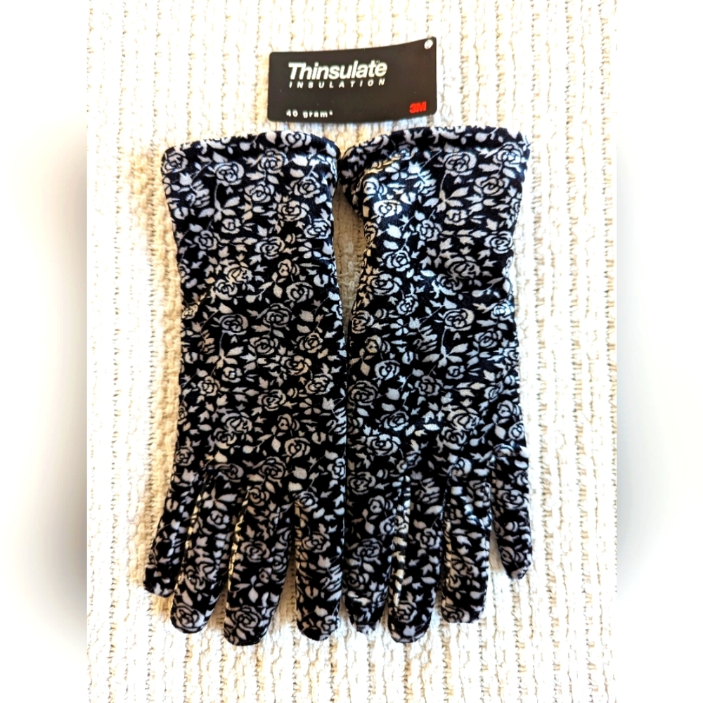 Velvet Thinsulate Lined Gloves (Unworn) Elegant!